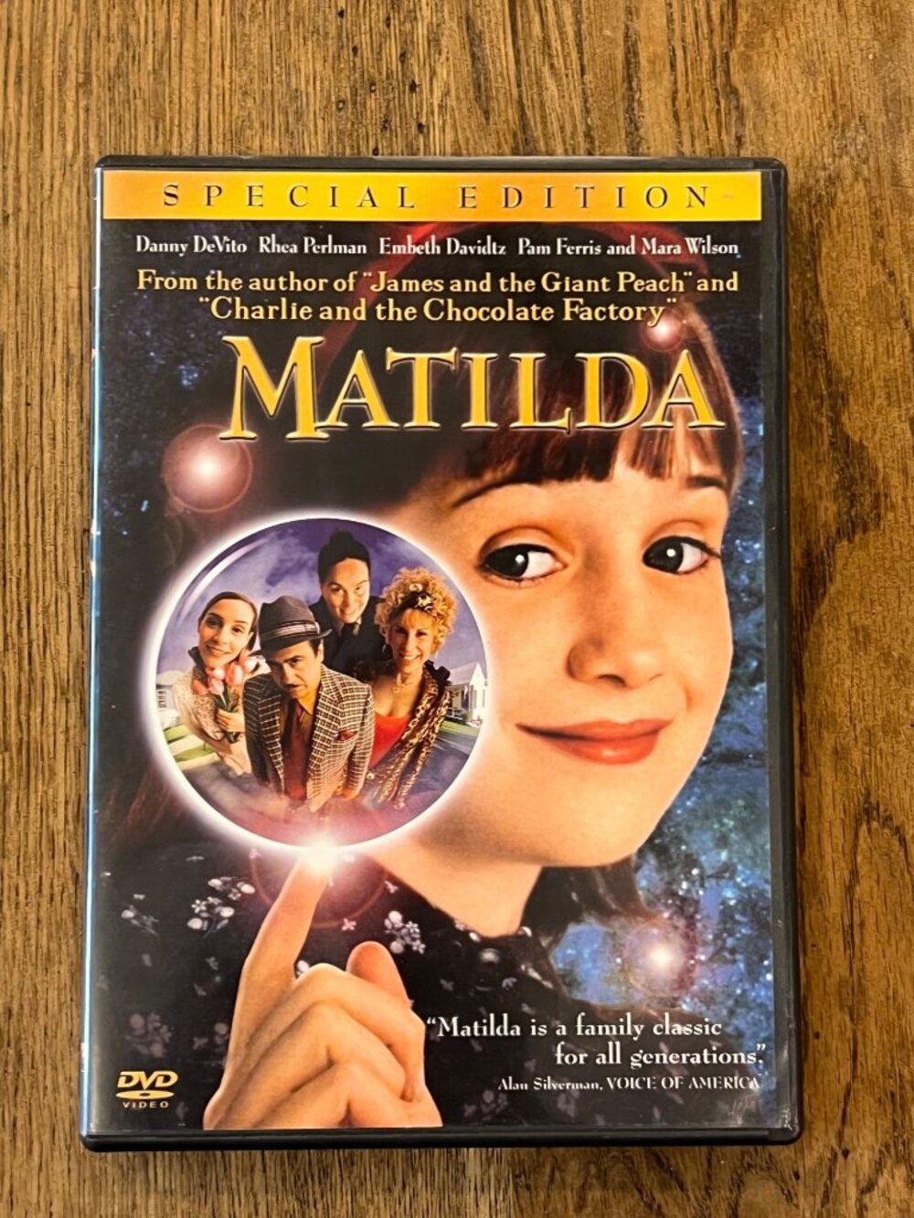 Matilda Special Edition 1996 Movie DVD Family Comedy Danny DeVito Mara Wilson